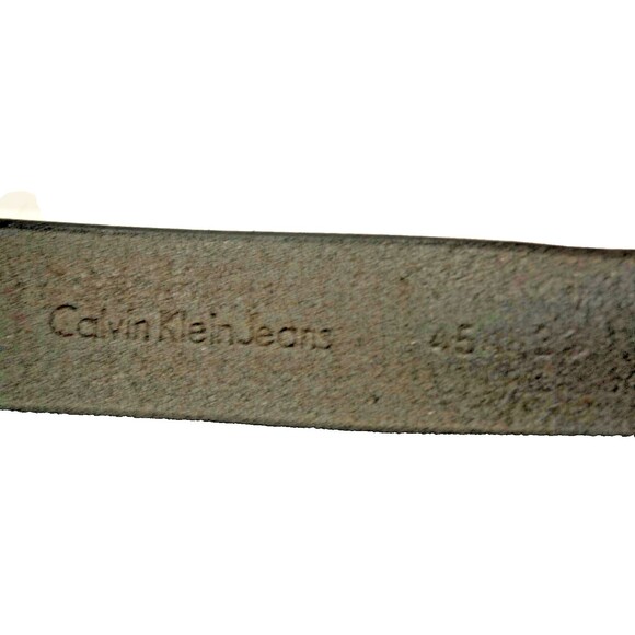 Calvin Klein Jeans Belt Men's Large 36-38" Brown Genuine Leather - Picture 7 of 7